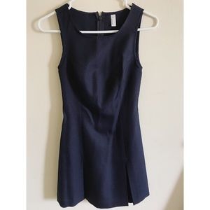 American Apparel Navy pleated tennis dress